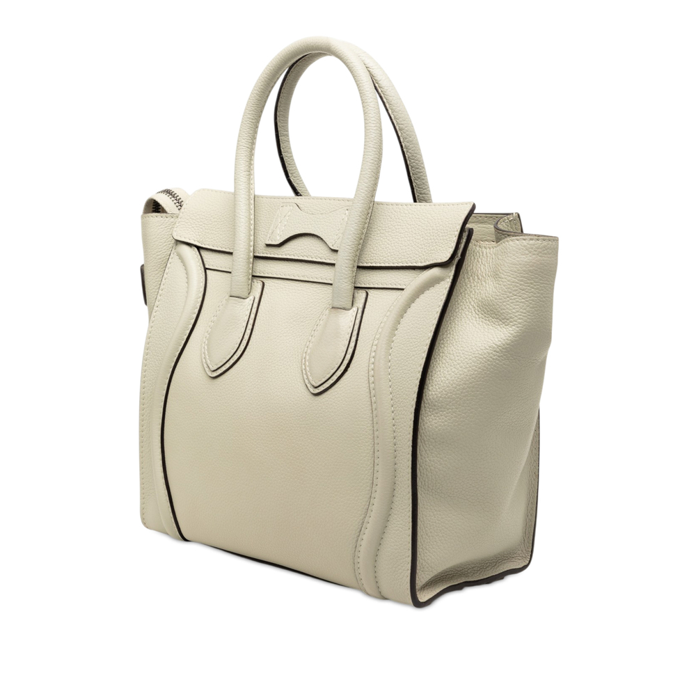 Pre-Loved Celine Micro Leather Luggage Tote - Picture 2 of 7
